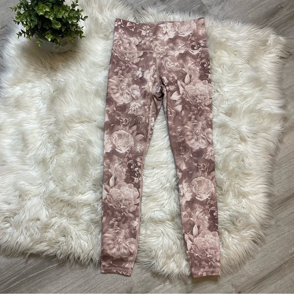 Athleta Elation Rose Floral‎ Printed Tight Pant Leggings - Picture 2 of 8